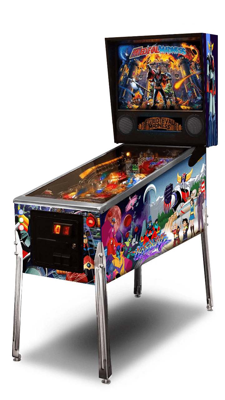 Stickers Goldorak Pour Pincab Pinball - Autocollants Déco Flipper